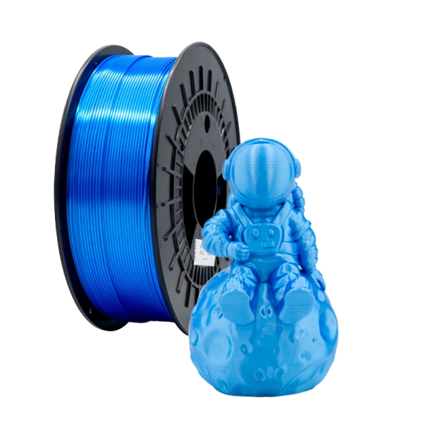 Filamento 3D Pla Silk - Diametro 1.75Mm - Bobina 1Kg - Color Azul