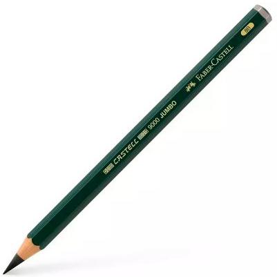 Faber Castell Lápiz Jumbo 9000 8B Negro