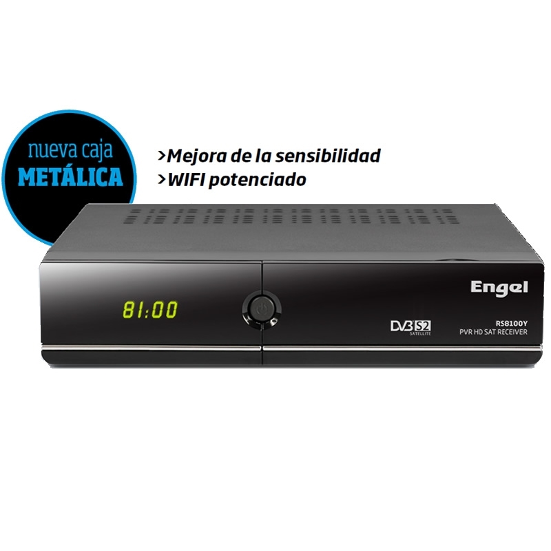 Engel Rs8100Y Receptor Satélite Hd Pvr Wf/Eth