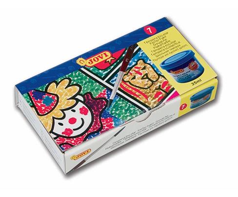 Jovi Estuche 7 Botes Témpera Escolar 35Ml + Pincel C/Surtidos