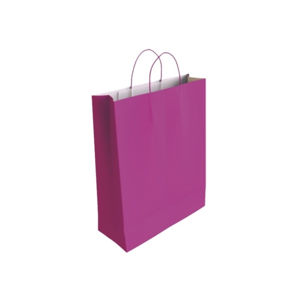 Bismark Bolsa De Papel Celulosa - Medidas 40X14X32Cm - Color Fucsia
