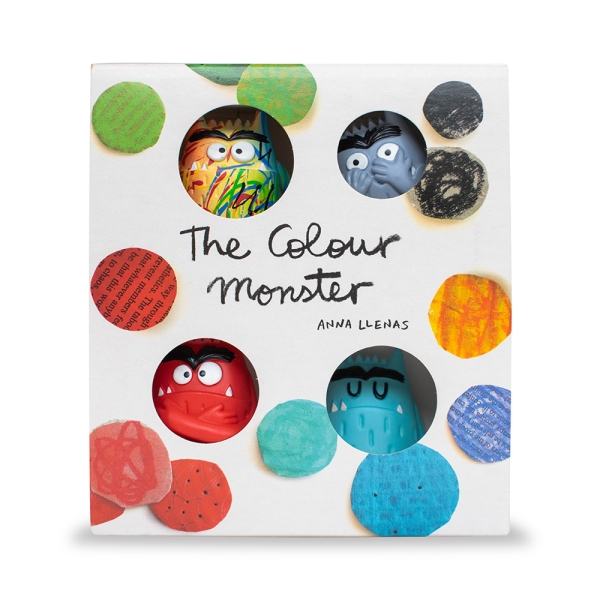 Comansi Set El Monstruo De Colores Con Multicolor - 4 Figuras - Juego Inteligencia Emocional - Inspirado En Libro
