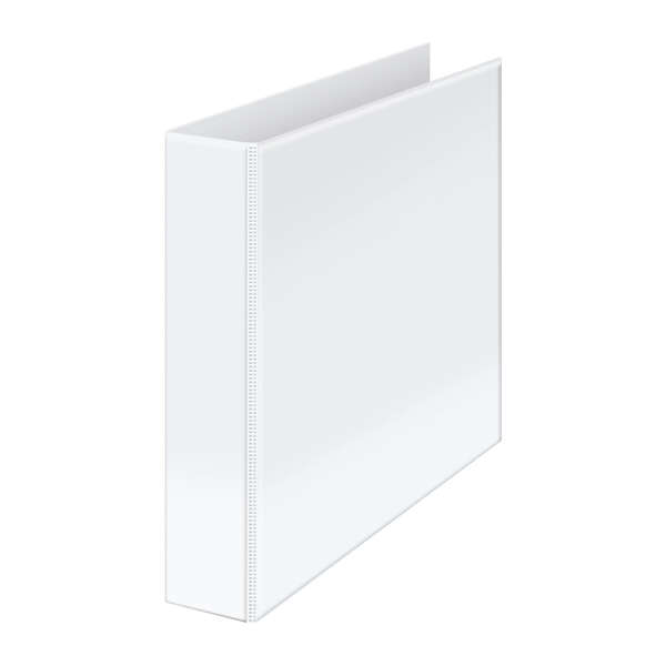 Dohe Carpeta Canguro Basic A4 - 4 Anillas Mixtas 55Mm - Bolsa En Lomo Y Portada - Carton Forrado - Color Blanco