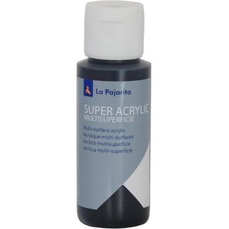 La Pajarita Pintura Super Acrylic A-45 60Ml Negro