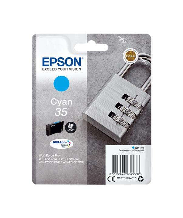 Epson T3582 (35) Cyan Cartucho De Tinta Original - C13T35824010