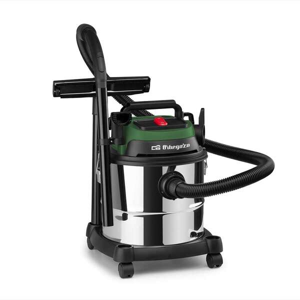 Orbegozo Aps 1400 Aspirador Potente Y Eficiente - Potencia De 1380W - Doble Filtrado Hepa - Deposito Metalico De 20L - Funcion Soplador - Accesorios Completos - Facil Manejo Y Transporte