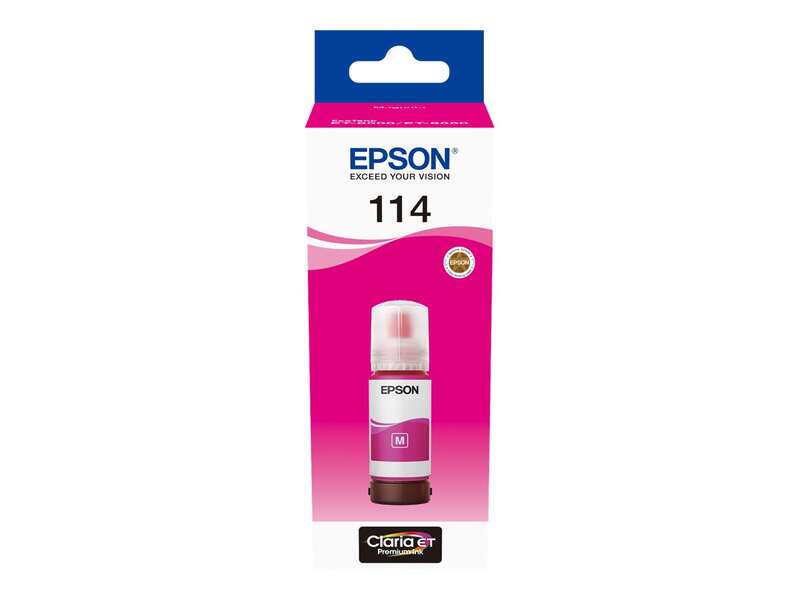 Epson 114 Magenta Botella De Tinta Pigmentada Original - C13T07B340