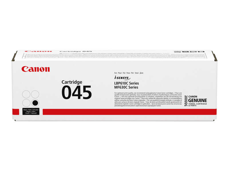Canon 045 Negro Cartucho De Toner Original - 1242C002