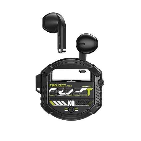 Xo Auriculares Bluetooth 5.3 - Hasta 4 Horas De Musica - Bateria Auricular 30Mah - Bateria Caja De Carga 300Mah - Color Negro