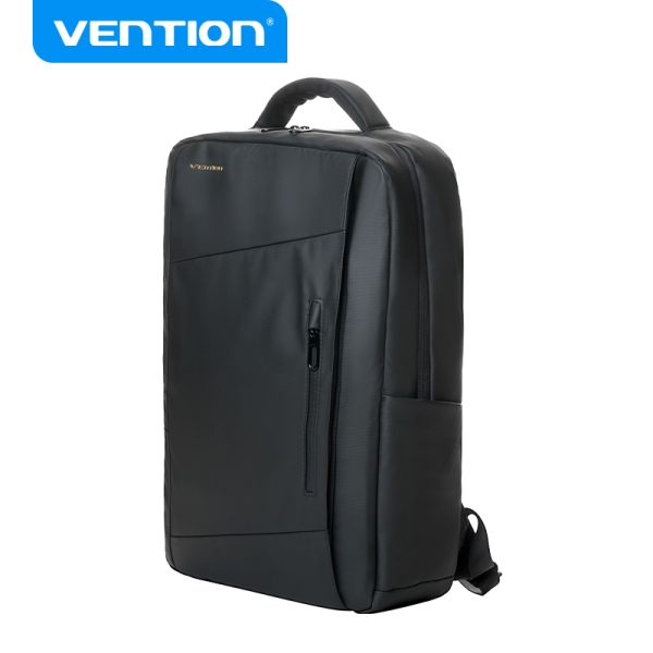 Vention Mochila Impermeable Para Portatil - 20L - Compartimento Acolchado 15.6" - Tela Repelente Al Agua - Ligera Y Duradera - Color Negro