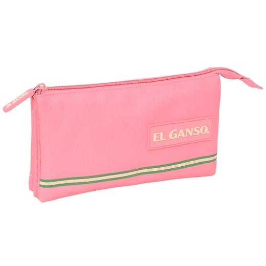 Safta Portatodo Triple 0,6L El Ganso Basics "Marsala"