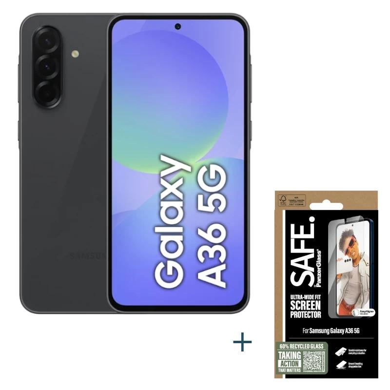 Samsung Galaxy A36 256Gb 8Gb Black+Prot Safe