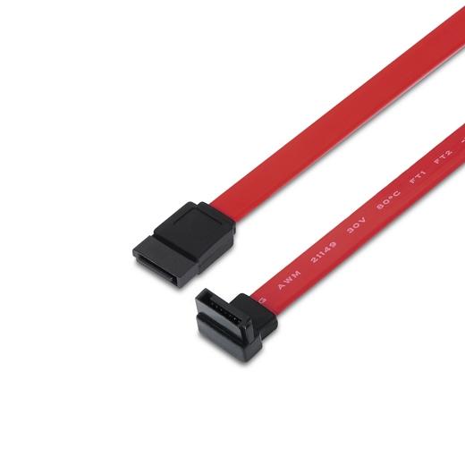 Aisens Cable Sata Iii Datos 6G Datos Acodado Rojo 0,5M