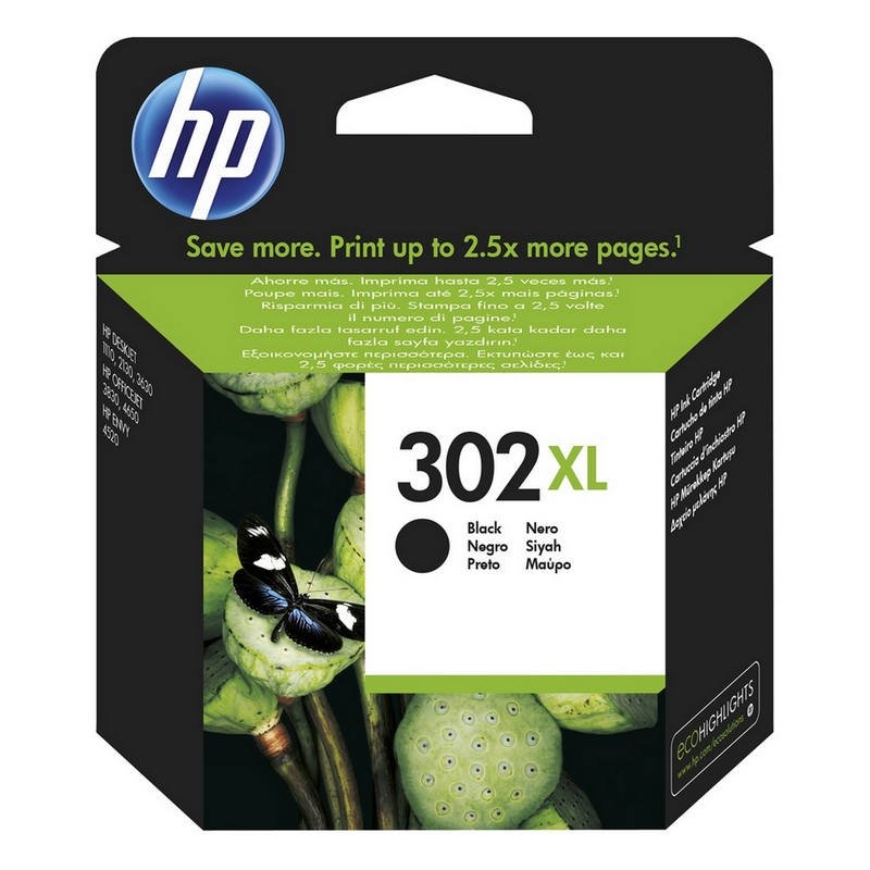 Hp Cartucho 302Xl Negro