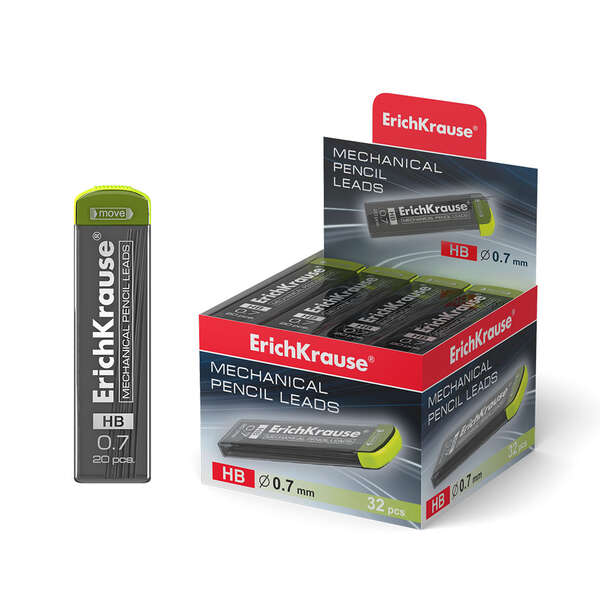 Erichkrause Megapolis Concept Pack De 20 Minas Hb 07Mm - Color Negro