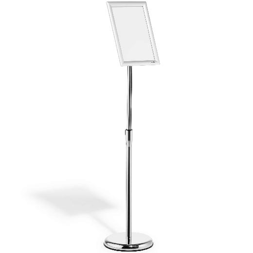 Durable Atril De Pie Con Marco Expositor A4 De Aluminio