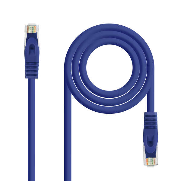 Nanocable Cable De Red Latiguillo Rj45 Lszh Cat.6A Utp Awg24 3M - Color Azul