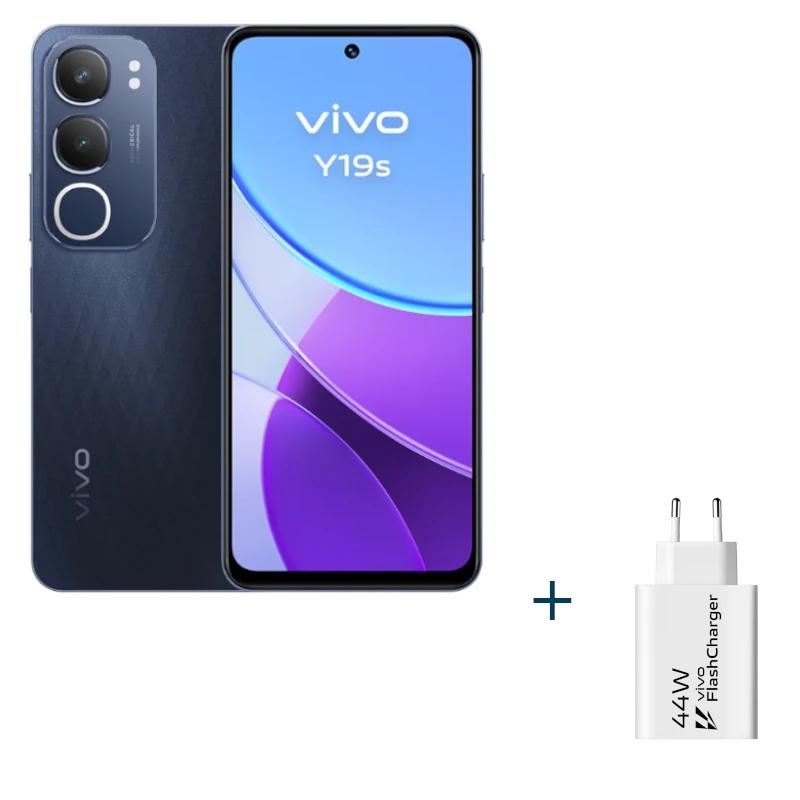 Vivo Y19S 6.68" 6Gb(+6Gb)128Gb Black+ Cargador 44W