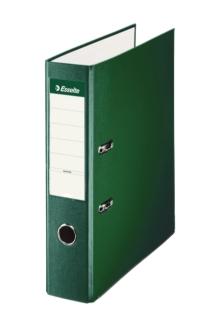 Esselte Archivador Palanca Folio Lomo Ancho Pp Interior Forrado En Papel Rado Cantoneras Verde