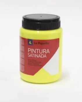 La Pajarita Témpera Escolar Bote De 35Ml Satinada Amarillo Limon L-01