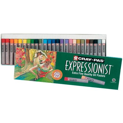 Talens Sakura Pasteles Al Óleo Cray-Pas Expressionist C/Surtidos Estuche 25 Ud