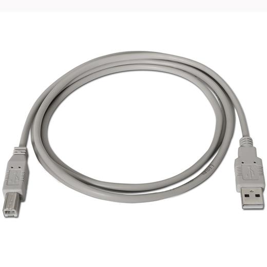 Aisens Cable Usb 2.0 Impresora Tipo A/M - B/M Beige 3,0M