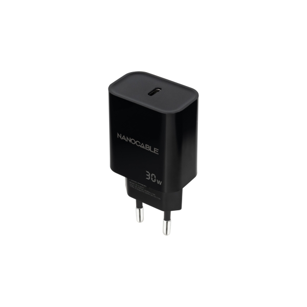 Nanocable Cargador De Pared Usb-C/Pd 30W - Color Negro