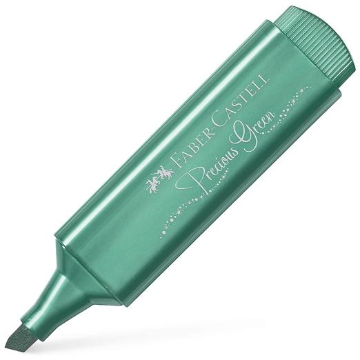 Faber Castell Marcador Textliner 46 Metálico Verde