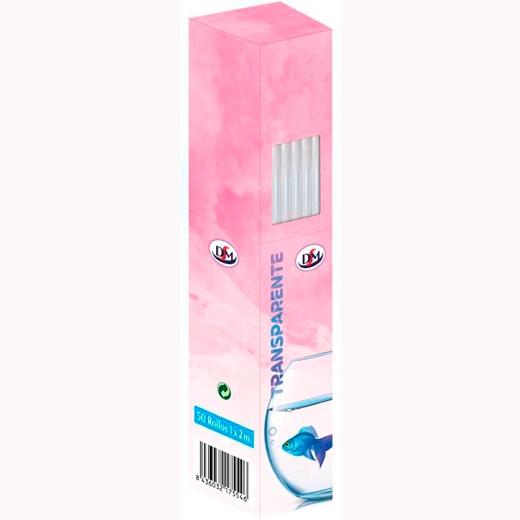 Dm Rollo De Polipropileno 1X2M Transparente Liso