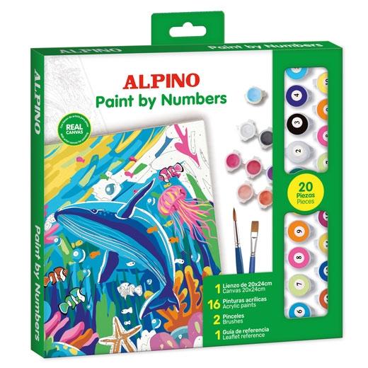 Alpino Pintura Acrílica Pinta Por Números Ocean