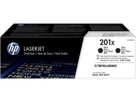 Hp Toner Negro Laserjet Pro M252, M277, 274,  Mfp /M377 (Pack2) - Nº 201X