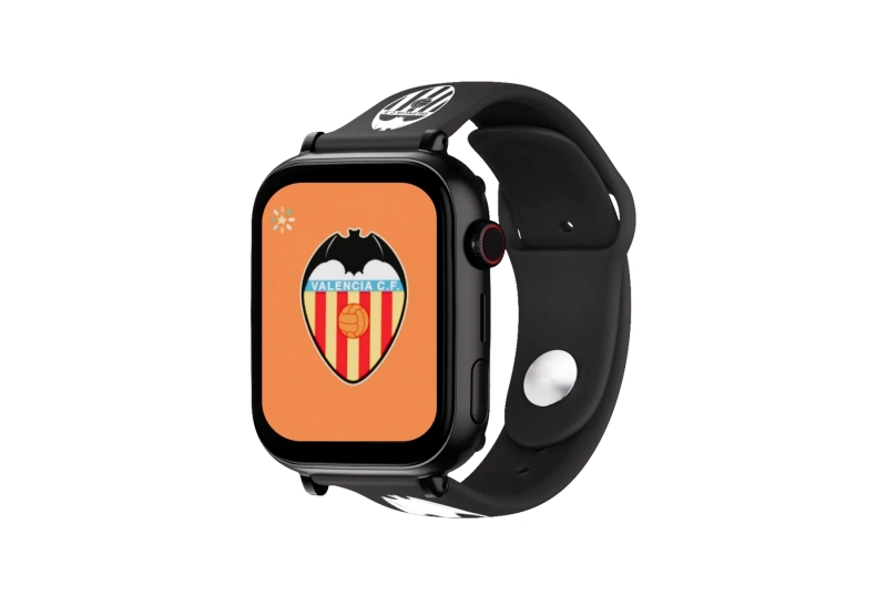 Savefamily Reloj Inteligente Smartwatch Infantil Savewatch Plus Edicion Valencia C.f. Con Gps Y Llamada - Correa Silicona Negra