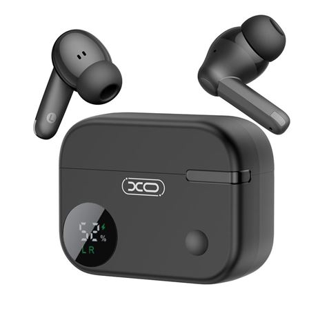 Xo G34 Auriculares Bluetooth 5.4 - Tws - Cancelacion De Ruido Enc+Anc - Caja Con Display Lcd - Color Negro