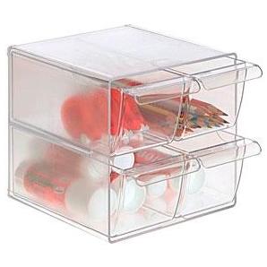 Archivo 2000 Organizador Archicubo 4 Cajones 190X150X150 Mm Cristal Transparente