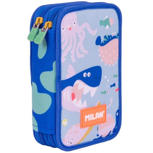 Milan Plumier 2 Pisos Con Contenido Serie Especial Blue Odyssey