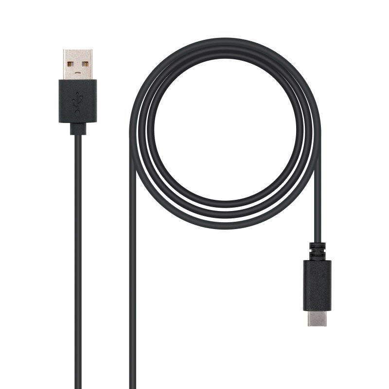 Nanocable Cable Usb 2.0 3A Tipo Usb-C/M-A/M 1 M