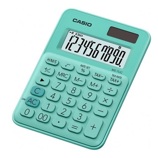 Casio Calculadora De Oficina Sobremesa Verde 10 Dígitos