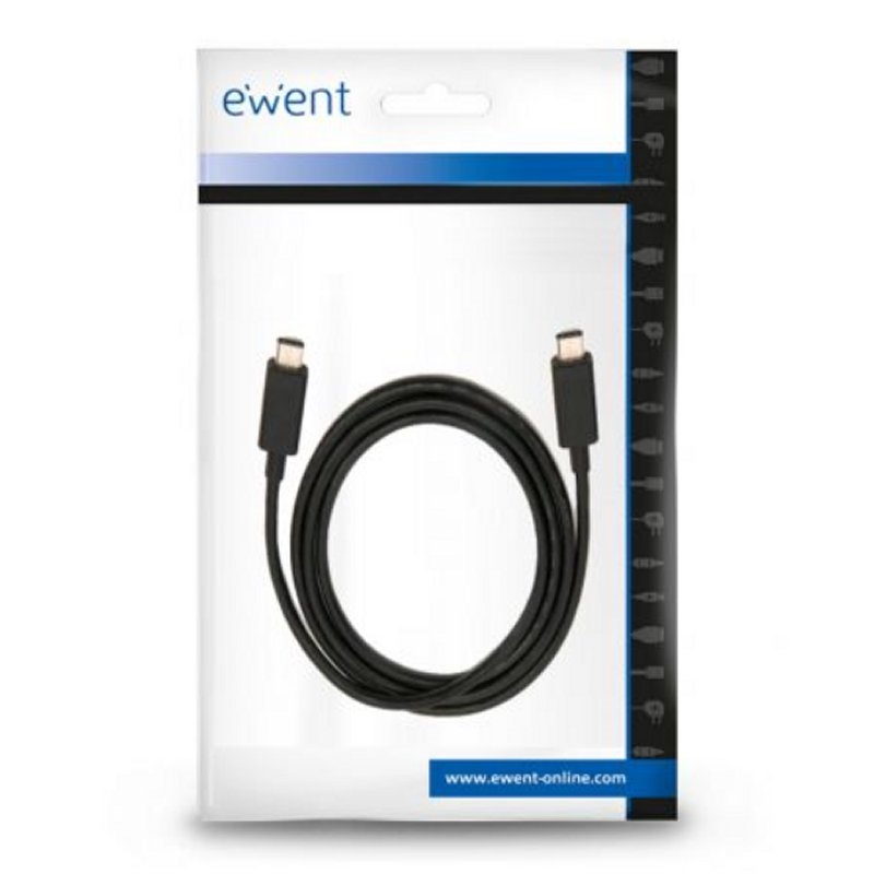 Ewent Cable Usb-C Carga Rápida 100W 20Gbps 4K 1M