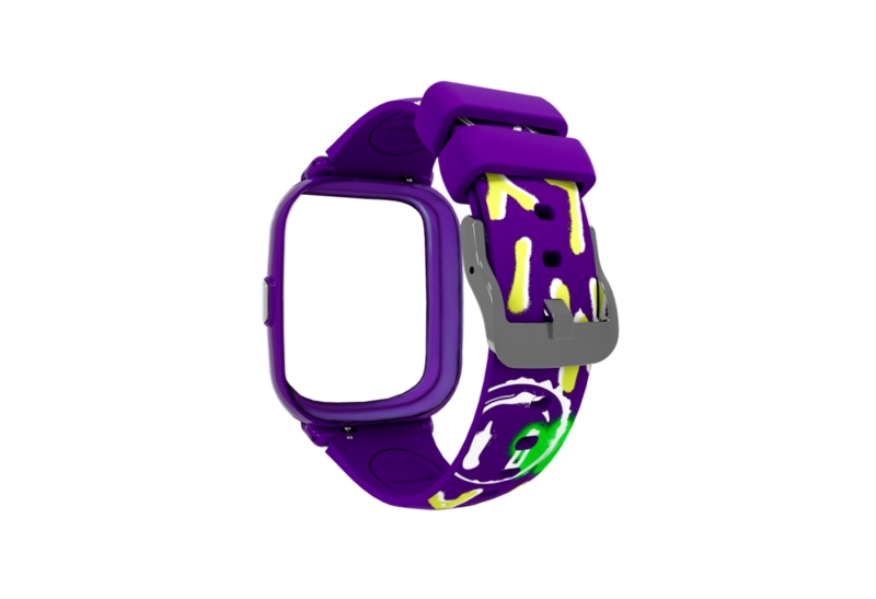 Savefamily Correa De Silicona Estampada Para Iconic Plus 2 - Color Graffiti