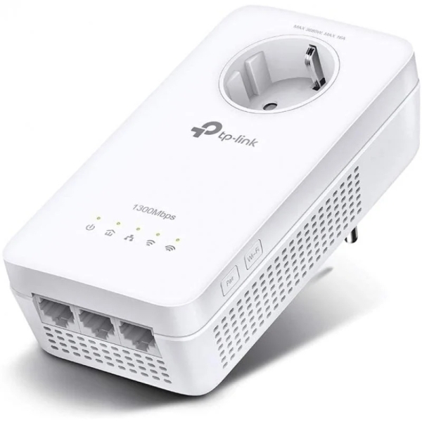 Tp-Link Punto De Acceso Wifi Ac1200 Doble Banda - Transferencia De Hasta 1200Mbps - Enchufe Integrado Y 3X Rj45 - 2X2 Mimo