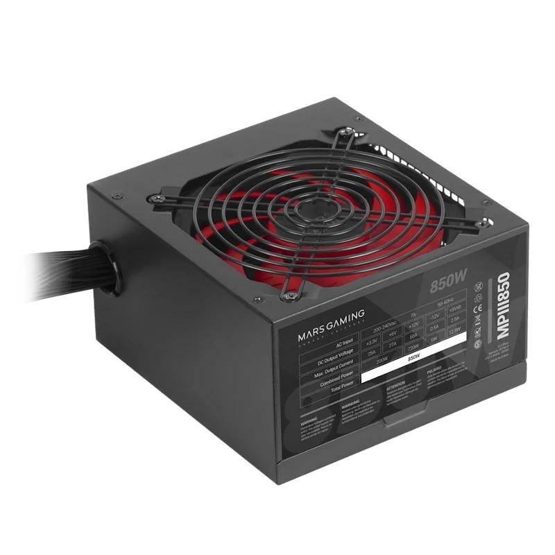 Mars Gaming Psu Mpiii 850W, 85% Ef, Smd Silent