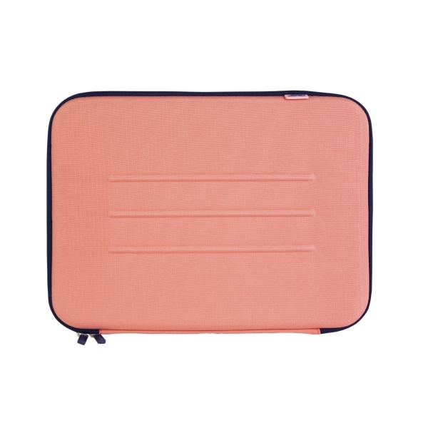 Milan Coleccion 430 Funda Semirrigida Para Portatil Hasta 14" - Forro Atercipelado - Bolsillo Interior - Cierre De Cremallera - Color Rosa