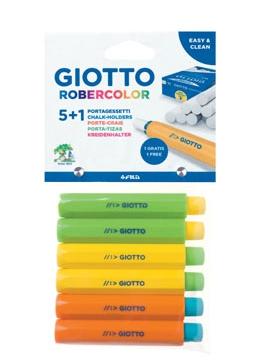 Giotto Portatizas De Plástico Colores Surtidos Blíster 5+1 Ud
