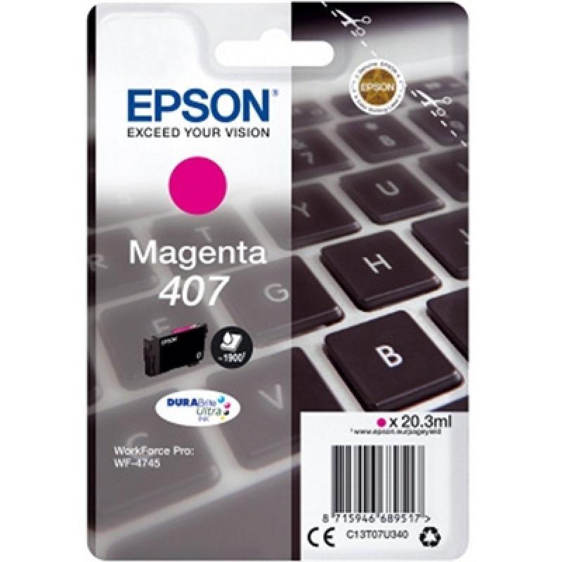 Epson Tinta Magenta Workforce Pro 4745 Series - Nº 407