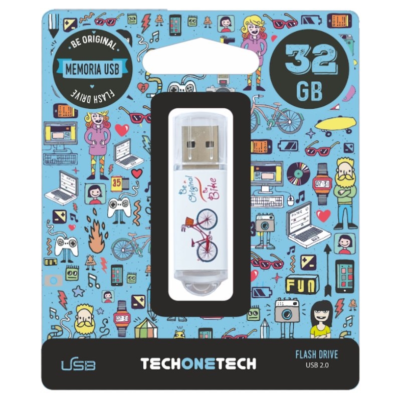 Tech One Tech Be Bike 32 Gb Usb 2.0