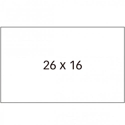 Apli Etiquetas Para Etiquetadora De Precios 26X16Mm C/Rectos 6 Rollos De 1000 Blanco