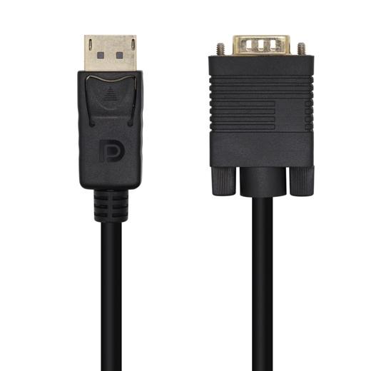 Aisens Cable Conversor Displayport A Vga Dp/M - Vga/M Negro 1,0M