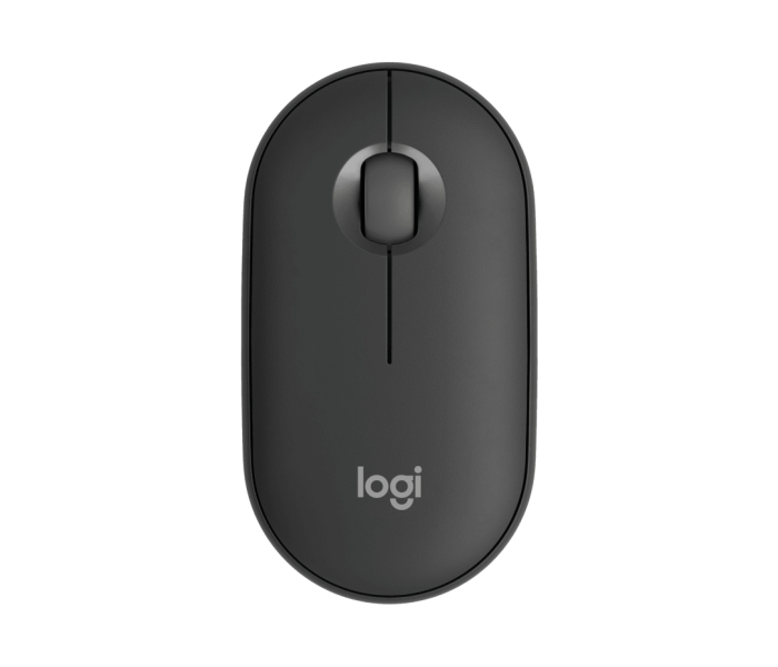 Logitech Pebble Mouse 2 M350S Raton Inalambrico Usb 1000Dpi - Multidispositivo - Uso Ambidiestro - Color Grafito
