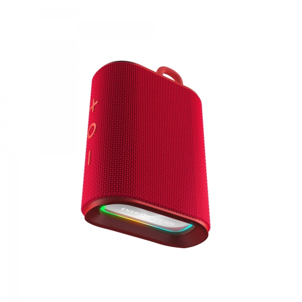 Energy Sistem Streetplay Altavoz Bluetooth - Radio Fm - Ipx6 - 12H De Autonomia - Lector Micro Sd - Luces Led - Manos Libres - Color Rojo