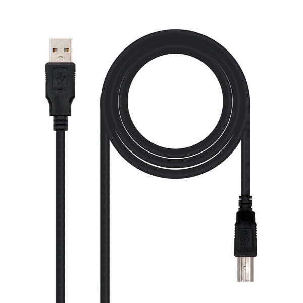 Nanocable Cable De Impresora Usb-A 2.0 Macho A Usb-B Macho 1M